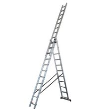 3*9 steps 6m aluminium extension ladder with belts